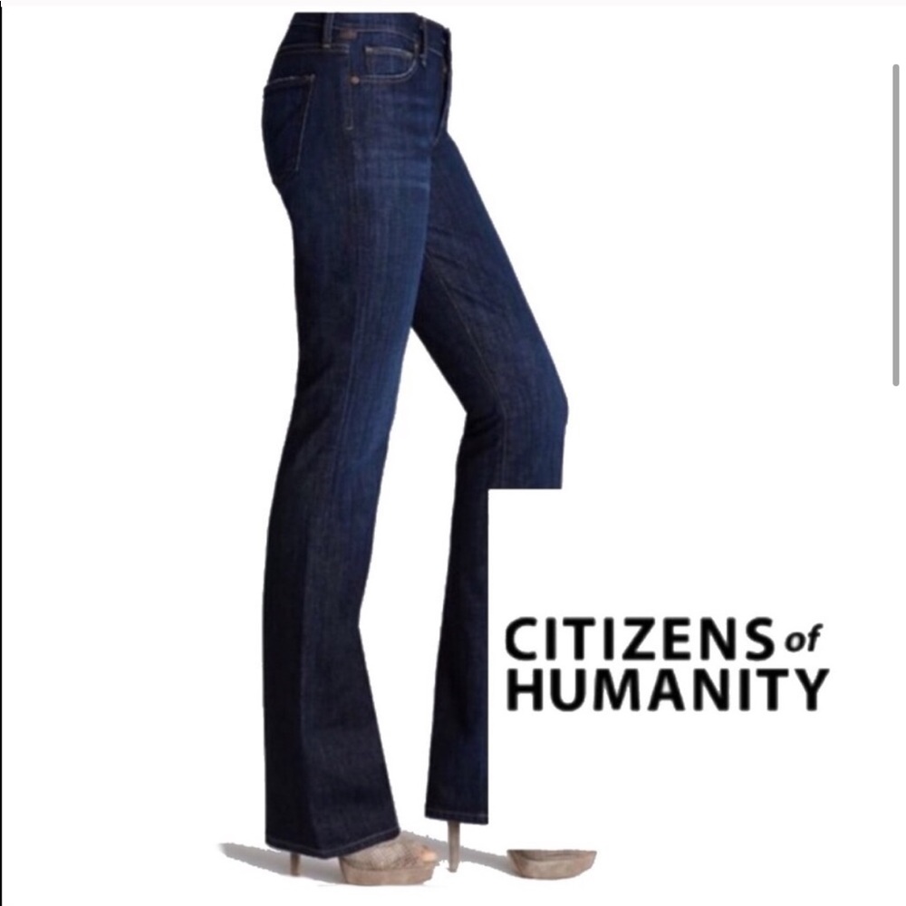 COH Amber Dark Stretch Denim Flare Bootcut Jeans - Picture 2 of 8